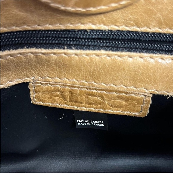 Vintage Aldo Tan Leather Mini Bag - Picture 4 of 8
